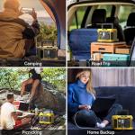 Togo POWER 200W Portable Power Station,Peak 400W Solar Generator 177Wh Lithium Battery Power Bank with 120V AC Outlet,USB QC3.0&PD Ports,Fast Charging for Outdoor Camping Home Use Emergency Backup