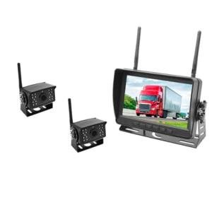FalconEye Electronics 2nd Generation 200-300Ft Wireless Range Backup Camera for Trucks, Fleets. HD, 7inch LCD (2 Cam System)