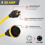 Champion Power Equipment 30-Amp Indoor-Rated Manual Transfer Switch with 25-Foot Generator Power Cord and Weather-Resistant Power Inlet Box