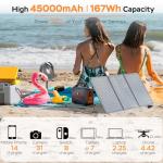 MARBERO 167Wh Portable Solar Generator with Panels