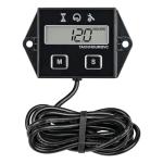 NInE-ROnG Digital Tachometer,Small Engine Hour Meter,Maintenance Reminder,User Shutdown,Use for ZTR Lawn Mower Tractor Generator Marine Outboard ATV Motor Snowmobile and Gas Powered Equipment