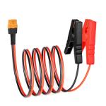 ELFCULB XT60 to Alligator Clips,12AWG XT60 Female Connector Quick Disconnect Cable Compatible for RC Battery Portable Power Station Solar Panel(5FT)