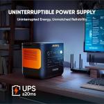 Jackery Explorer 2000 v2 Portable Power Station with 16ft DC Extension Cable, 2042Wh LiFePO4 Battery, 2200W Solar Generator, USB-C PD 100W Fast Charging for Camping, Home Use(Solar Panel Optional)