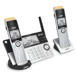 VTech IS8151-2 Super Long Range 2 Handset DECT 6.0 Cordless Phone for Home with Answering Machine, 2300 ft Range, Call Blocking, Bluetooth, Headset Jack, Power Backup, Intercom, Expandable to 12 HS