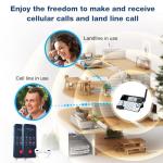 VTech IS8151-2 Super Long Range 2 Handset DECT 6.0 Cordless Phone for Home with Answering Machine, 2300 ft Range, Call Blocking, Bluetooth, Headset Jack, Power Backup, Intercom, Expandable to 12 HS