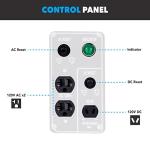 Pulsar G1200SG 1,200W Carrying Handle Gas-Powered Portable Generator, 1200w, Black/Gray