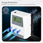 MOES Smart Automatic Transfer Switch for Off Grid Solar Wind System, Dual Power Controller 80A 8Kw Provides Automatic Power Switching Between Inverter and AC 110V, 220V, APP Remote Control with Hub