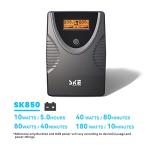 Ups Battery Backup and Surge Protector 850VA/480W,Computer Uninterruptible Power Supply Units,Battery Backup Intelligent LCD,SKE Back UPS,Uninterruptible Power Supply,Battery Backup for Computer SKE