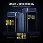 AOHI 140W PD3.1 Laptop Power Bank 40000mAh Fast Charging Station, The Future Starship 2 in 1 Camping Large Portable Charger for MacBook Pro/Air, iPad Pro, iPhone 16 Pro Max,Galaxy,Steam Deck, Grey