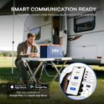 SOK Battery 24V 150Ah LiFePO4 Battery with Built-in Heater, Bluetooth, CAN Communication | Deep Cycle Lithium Iron Phosphate for RV, Off-Grid Solar, Marine, Home Backup