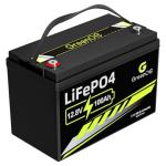 GREENOE 12V 100Ah LiFePO4 Battery Group 31 With Built-in 100A BMS,15000 Deep Cycles Rechargeable Lithium Battery Prefect for Solar System, Rvs, Marine, Vans, Trailer, Backup