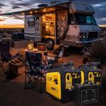 Aceup Energy 4000 Watt Portable Generator, Gas Generator Quiet for Home, RV-Ready, EPA Compliant