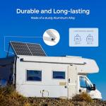 Renogy 50in Adjustable Solar Panel Mount Brackets with Foldable Tilt Legs on Any Flat Surface for RV, Roof, Boat, Any Off-Grid Systems