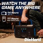 DieHard Portable Power Station 1000-Watt (2000-Watt Peak) - Quiet, Lightweight Solution for Home Backup, Weather Emergencies, Outdoor Recreation, Jobsite