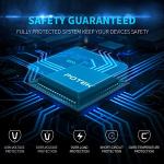 POTEK 750W Power Inverter DC 12V to AC 115V Car Converter with 2A USB Charging Port