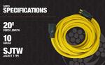 Southwire 30 Amp Heavy Duty Generator Cord 20ft