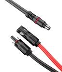 Solar ConnectorsTo DC7909, DC8020 Adapter Perfectly Solar Connector, Compatibility with Jackery Portable Power Station, Solar Panel Extension Cable, 12AWG Heavy Wire