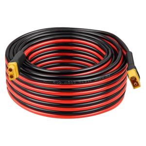 10AWG 35FT XT60 Extension Cable 2 3 5 10 15 20 25 30 35 40 50 75 100FT XT60 Female to Male Connector for Portable Power Station Solar Panel RC Battery