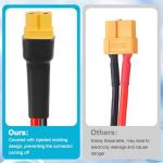 10AWG 35FT XT60 Extension Cable 2 3 5 10 15 20 25 30 35 40 50 75 100FT XT60 Female to Male Connector for Portable Power Station Solar Panel RC Battery