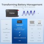 Renogy 700W Pure Sine Wave Inverter 12V/120V