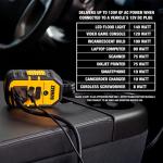 DEWALT 140W Car Power Inverter with USB Ports