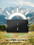 ECO-WORTHY 100W Portable Solar Panel,ETFE Foldable Solar Panel 23% High Efficiency,for Power Station,with Adjustable Kickstand for Camping RV Hiking Off-Grid Blackouts