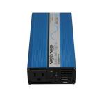 AIMS 180 Watt, 360 Watt Peak, Pure Sine DC to AC Power Inverter, USB Port, Cables Included - Non UL Listed