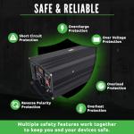 PumpSpy 1500W Sump Pump Battery Backup System, Safe Back Up System for Emergency and Power Outage, Superior Home Silent Sump Pump Backup Power Supply with Intelligent Cooling