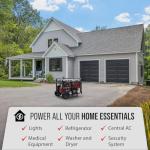 DuroStar DS13000MXT 13,000-Watt 500cc Tri Fuel Portable Generator - Gas, Propane & Natural Gas, Remote Electric Start, Whole Home Power Backup, Transfer Switch Ready, RV & Emergency Ready