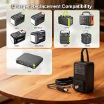 Tinkon 19V 1.5A AC/DC Adapter Power Cord Power Supply Charger Compatible with MARBERO M82, M82MAX, M822, M822MAX, M87, M88, M168 Portable Power Station Solar Generator Lithium Battery