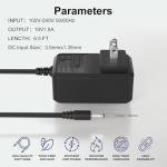 Tinkon 19V 1.5A AC/DC Adapter Power Cord Power Supply Charger Compatible with MARBERO M82, M82MAX, M822, M822MAX, M87, M88, M168 Portable Power Station Solar Generator Lithium Battery