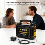 Tinkon 19V 1.5A AC/DC Adapter Power Cord Power Supply Charger Compatible with MARBERO M82, M82MAX, M822, M822MAX, M87, M88, M168 Portable Power Station Solar Generator Lithium Battery