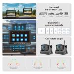 ZEROXCLUB Magnetic Wireless RV Backup Camera System: 7" HD 1080P DVR Monitor with 2-Rear Camera, DVR Monitor & IR Night Vision, Portable Rechargeable Camera for RV/Trailer/Fifth Wheels/Camper BC702