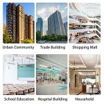 Dual Power Automatic Transfer Switch - 4P 100A 220V Changeover Switch with Automatic Transfer and Electronic Power Circuit Breaker