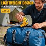 Real 200W Power Inverter Compatible With Dewalt, DC 20V to AC 110-120V Battery Inverter, LIVOWALNY Portable Power Station Generator, Charger Adapter Battery Powered with 2 USB & 1 Type-C & 1 AC Outlet