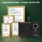 HHGM 148,000mg/h Dual-Fan Ozone Machine Generator High Capacity Ozone Odor Eliminator Odor Removal Air Purifier Ionizer & Deodorizer for Car, Home, Smoke, Pets, Industrial, Basement, Commercial