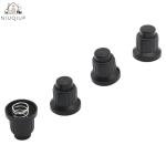 NIUQIUP 4-Pack AAA Igniter Button Caps with Springs - Replacement Push Button for Gas Fire Pit, BBQ Grill, Barbecue Spark Generator - Includes Mounting Threads (18mm)
