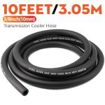 Taxutor 3/8 Inch ID Fuel Hose 10FT - Professional Grade SAE 30R7 Kit with 10 Clamps - High Pressure 300PSI for Gas, Oil, Diesel Lines in Cars, Boats, Generators