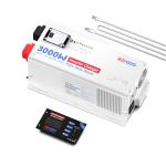 Redodo 3000w Pure Sine Wave Inverter Charger 12V DC to 120V AC Surge 9000w w/Remote Control for Off-Grid Solar RV Boat Home, Compatible with Lithium & Various Batteries