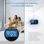 Redodo 3000w Pure Sine Wave Inverter Charger 12V DC to 120V AC Surge 9000w w/Remote Control for Off-Grid Solar RV Boat Home, Compatible with Lithium & Various Batteries