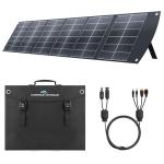 Ecosonique 200W Portable Solar Panel for Power Stations, Foldable & Lightweight with Kickstand, USB-C PD3.0 & USB-A QC3.0, MC4 & Multi-Output for Solar Generators, RVs, Camping, and Outdoor Use