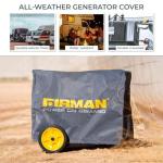 FIRMAN Portable Generator Cover - Waterproof and Heavy Duty