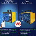 Commercial Ozone Generator 10000mg/h Remote Control Timing Ozone Machine Odor Eliminator Industrial O3 Ozone ionizer purifiers Deodorizer Ozonator for Rooms, Car, Home, auto, Smoke, Pets