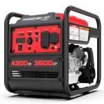 PowerSmart 4300-Watt Portable Generator with Inverter Technology, 30 Amp for Home Use and Emergency Backup