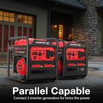 PowerSmart 4300-Watt Portable Generator with Inverter Technology, 30 Amp for Home Use and Emergency Backup