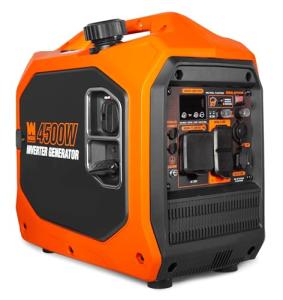 WEN 4500-Watt Inverter Generator, RV-Ready, Quiet, Portable, and Lightweight with Fuel Shut Off and CO Watchdog (56432iX)
