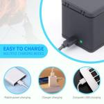 2-Pack Hero 10 Batteries for GoPro Hero 12, Hero 11, Hero 10, Hero 9 Black Sport Action Camera with 3 Channel Battery Charging Station Power Fast Portable Accessory High Capacity