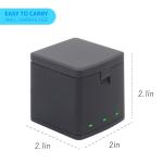 2-Pack Hero 10 Batteries for GoPro Hero 12, Hero 11, Hero 10, Hero 9 Black Sport Action Camera with 3 Channel Battery Charging Station Power Fast Portable Accessory High Capacity