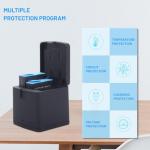 2-Pack Hero 10 Batteries for GoPro Hero 12, Hero 11, Hero 10, Hero 9 Black Sport Action Camera with 3 Channel Battery Charging Station Power Fast Portable Accessory High Capacity