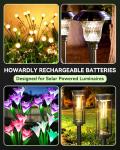 Howardly 1.2v AA Ni-MH Rechargeable Battery, Double A 900mAh 1.2V Rechargeable Battery Pre-Charged, High Capacity for Outdoor Solar Lights, Lawn Lamps, String Light (AA-900mAh-12pack
